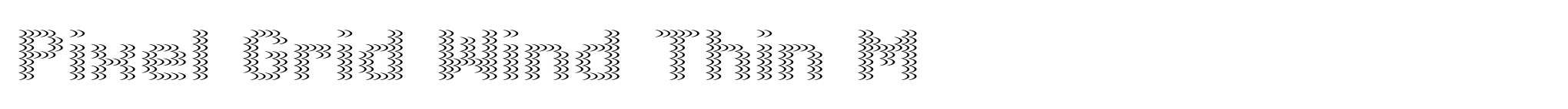 Pixel Grid Wind Thin M image